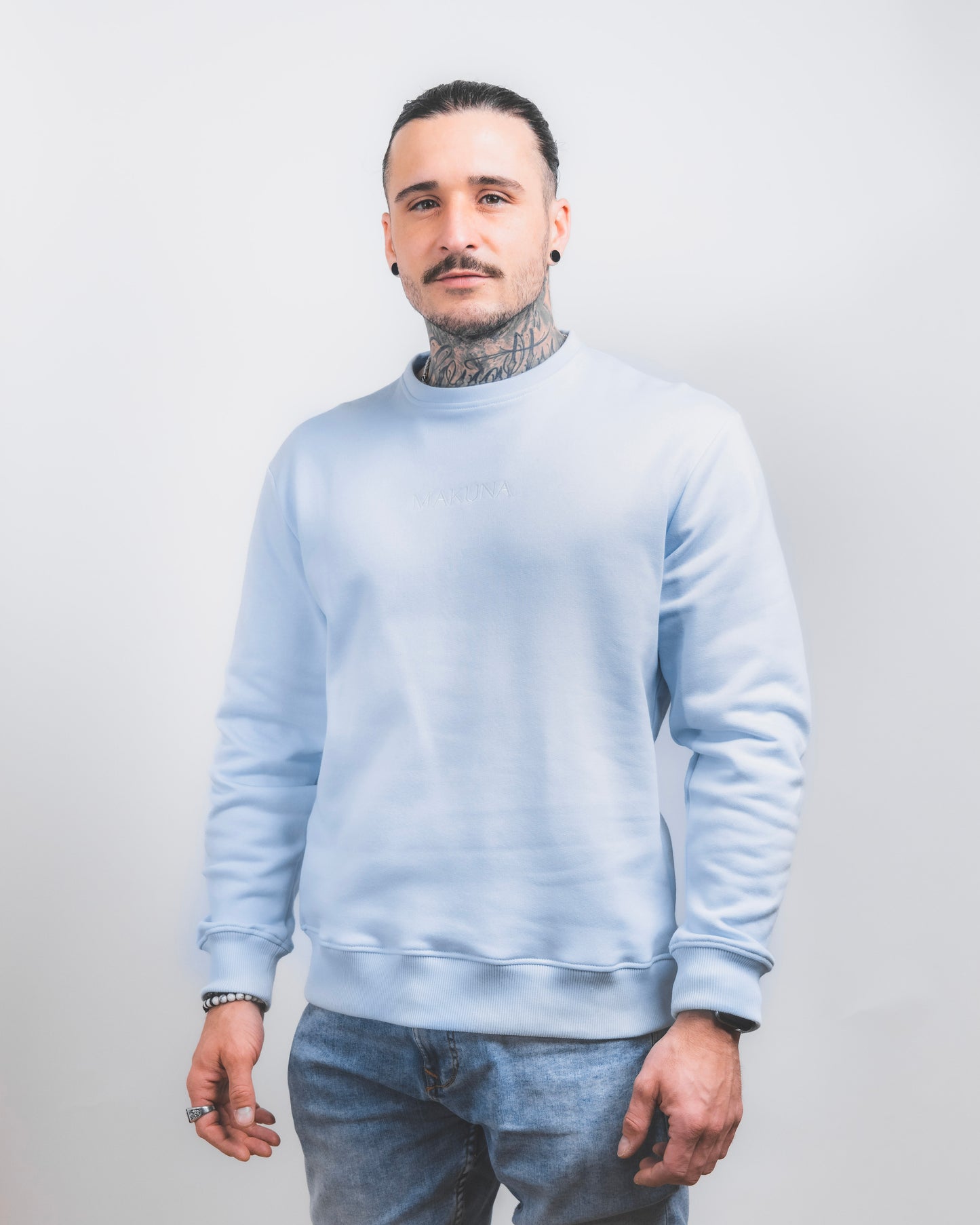Basic Fit Pullover Blau - Unisex
