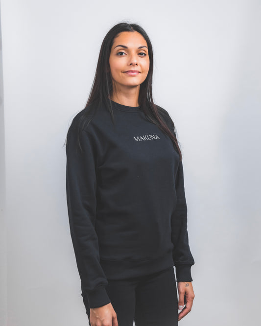 Basic Fit Pullover Schwarz - Unisex